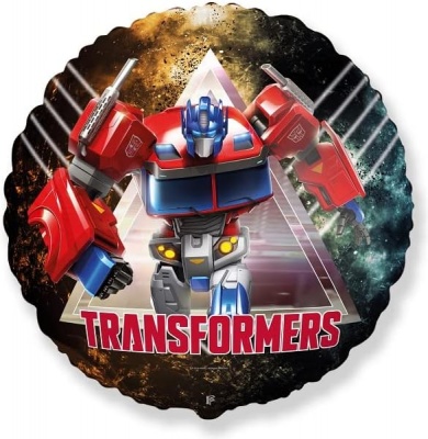 Transformers Optimus Prime 18'' Round Foil Balloon