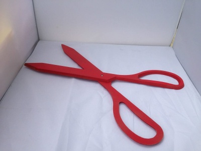 Novelty Giant Wooden Scissors