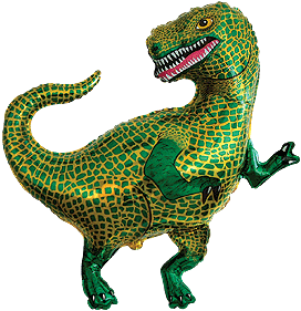 Tyranosaurus Rex 33'' Super Shape Foil Balloon