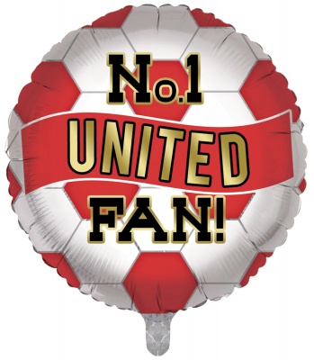 Football No.1 United Fan 18'' Foil Balloon