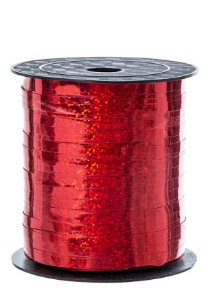 Holographic Ribbon 5mm - Red