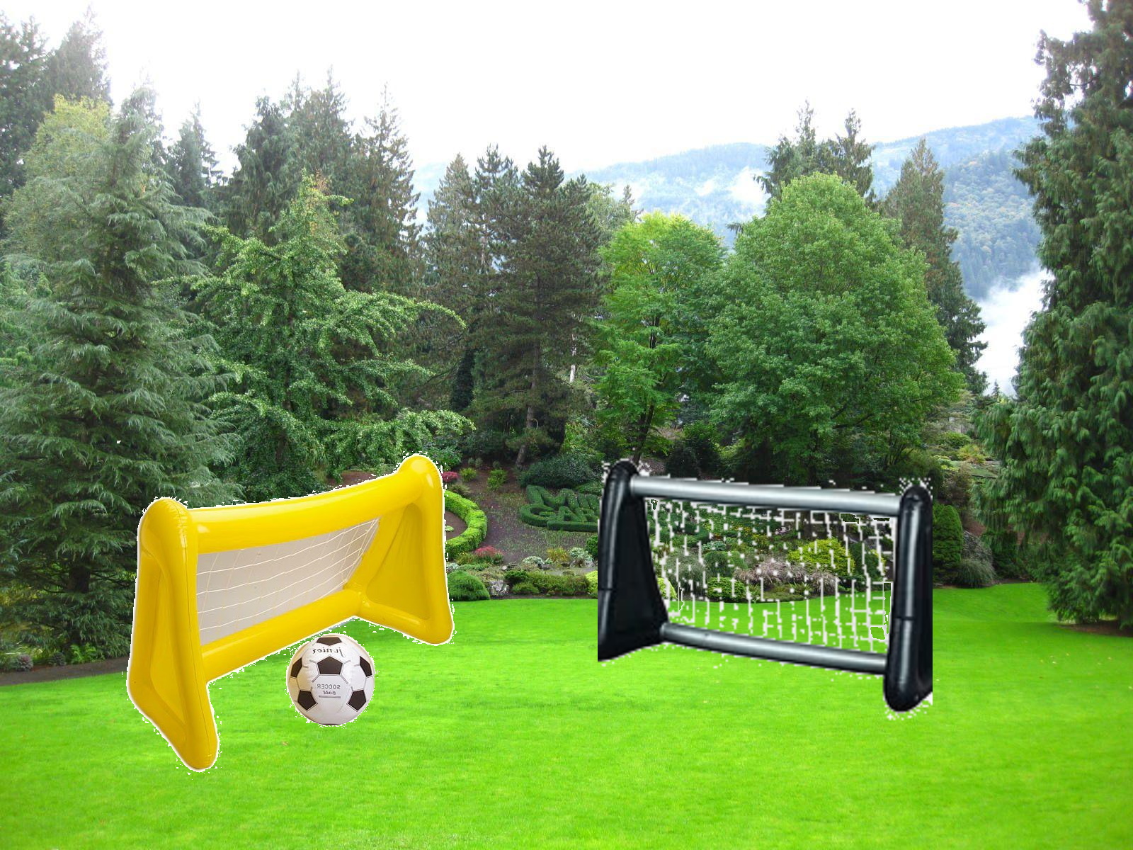 Inflatable blow up soccer goal